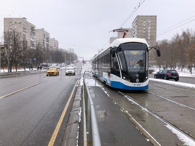 Трамваи №17 будут следовать в сторону Останкино по измененному маршруту 11 и 12 марта
