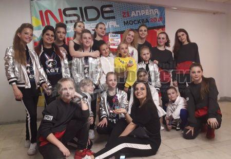 Девчонки из танцевальной студии в Лосинке заняли два первых места на танцевальном фестивале INSIDE Dance Festival 2018